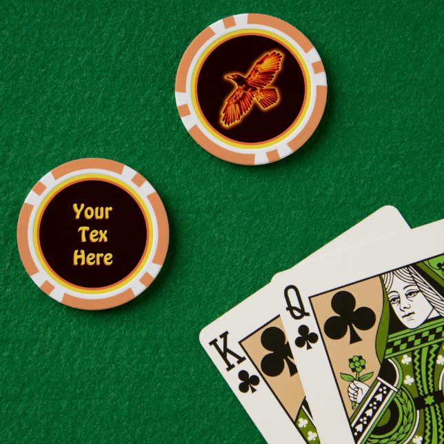 Fire Raven Poker Chips (Poker Table (Double))