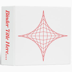 Fire (red) - 2" 3 ring binder