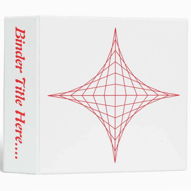 Fire (red) - 2" 3 ring binder (Front/Spine)