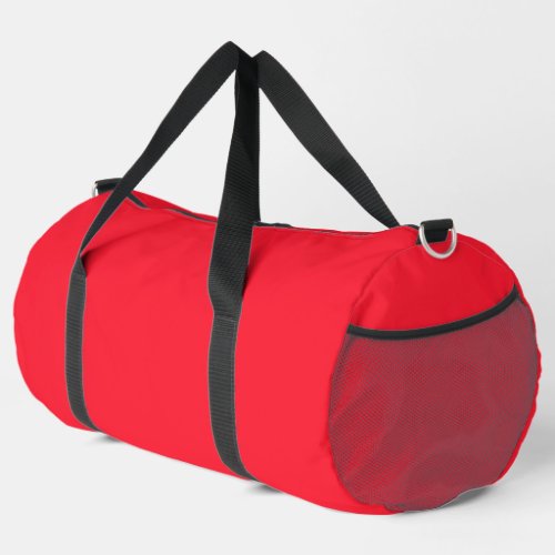 Fire Red  All Purpose Travel Gym Weekend  Duffle Bag