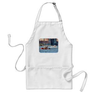 Fire Rescue Boat Hudson River Adult Apron