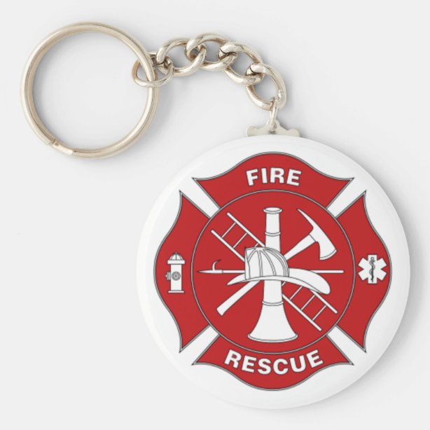 Firefighter Keychains No Minimum Quantity Zazzle