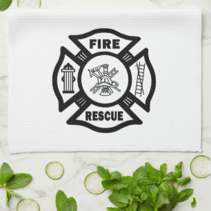 Fire Rescue Kitchen Towel