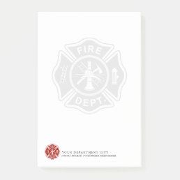 Fire Rescue | Maltese Cross Post-it Notes