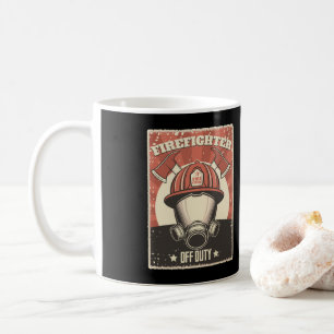 Fire Rescue Retired Firefighter Off Duty Fireman Coffee Mug