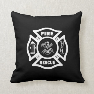 Fire Rescue Throw Pillow