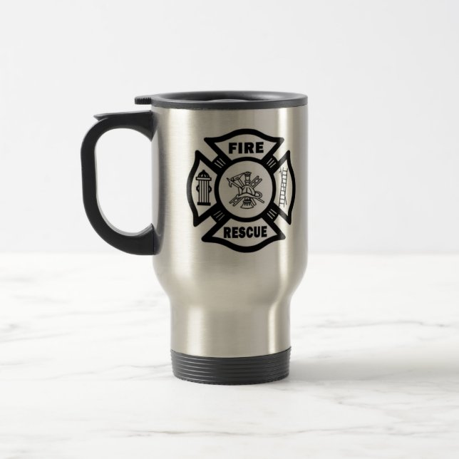 Fire Rescue Travel Mug (Left)