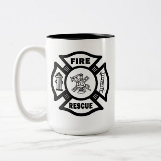 Fire Rescue Two-Tone Coffee Mug