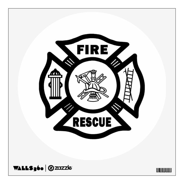 Fire Rescue Wall Sticker (Front)