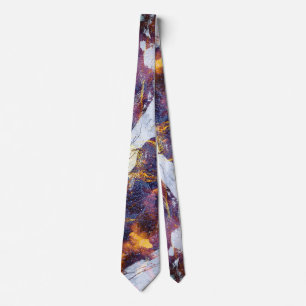 Fire rock neck tie
