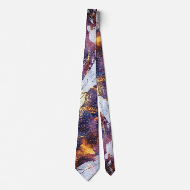Fire rock neck tie (Front)