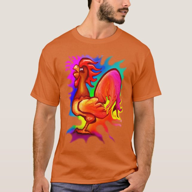 Fire Rooster T-Shirt (Front)