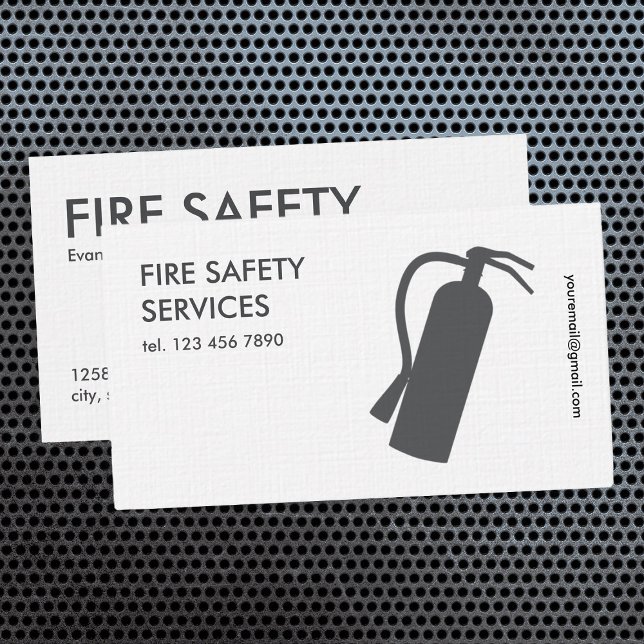 Fire Safety Business Card (Fire Safety)