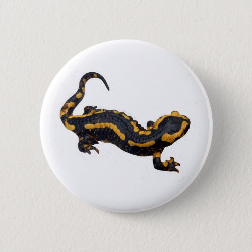 Fire Salamander Badge Pinback Button