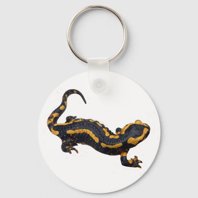 Fire Salamander Key Ring (Front)