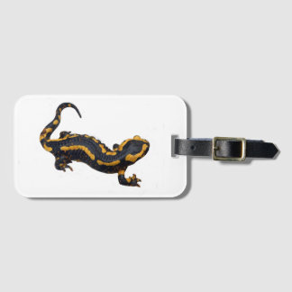 Fire Salamander Luggage Tag