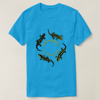 Fire Salamanders in a ring (Colored Logo) T-Shirt