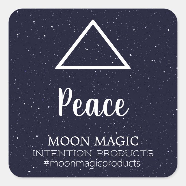 Fire Sign Affirmation Intention Candle Labels (Front)