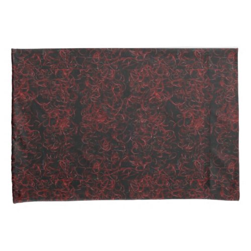 Fire Silk Red pillowcases