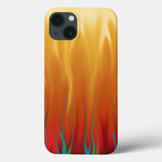 Fire - Simulated Flames Abstract Art Case-Mate iPhone Case (Back)