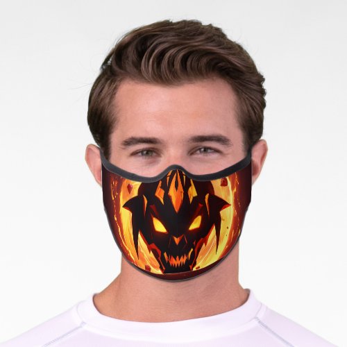 Fire Skull Face Mask