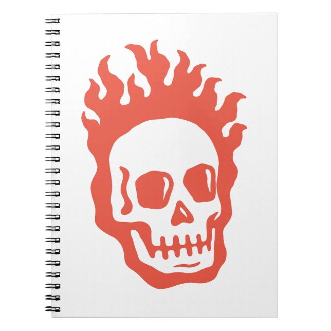 Fire Skull Notebook (Front)