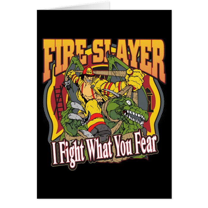 Fire Slayer Firefighter Card