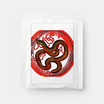 Fire Snake  Tea Bag Drink Mix by BlakCircleGirl at Zazzle