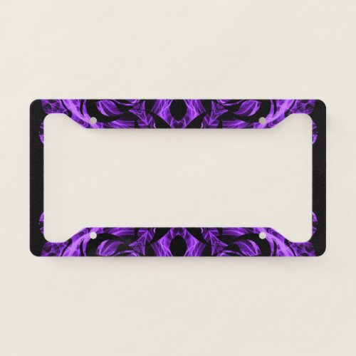 Fire Snowflakes License Plate Frame