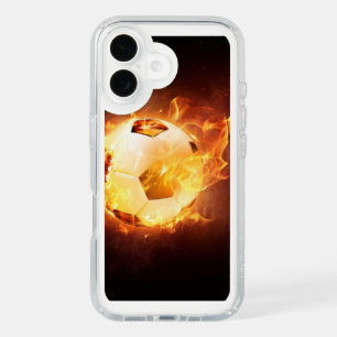 Fire Soccer Apple iPhone 16 case