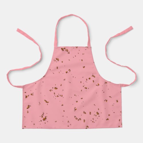 Fire Sparks Overlay Your Photo Blush Pink Apron