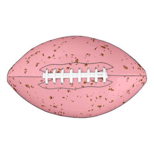 Fire Sparks Overlay Your Photo Blush Pink Football