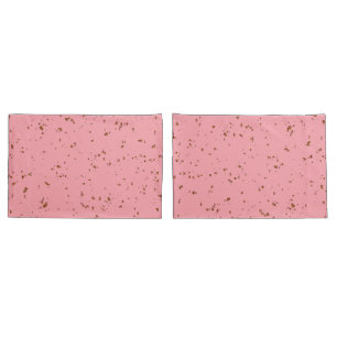 Fire Sparks Overlay Your Photo Blush Pink Pillow Case