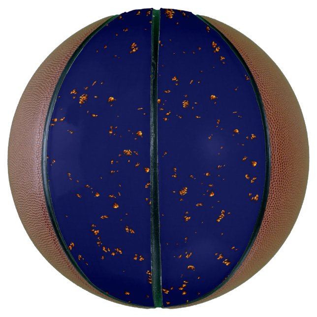 Fire Sparks Overlay Your Photo Bonfire Ashes Blue Basketball (Vertical)