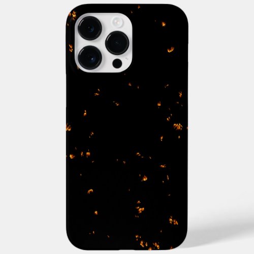 Fire Sparks Overlay Your Photo Burning Ashes Black Case_Mate iPhone 14 Pro Max Case