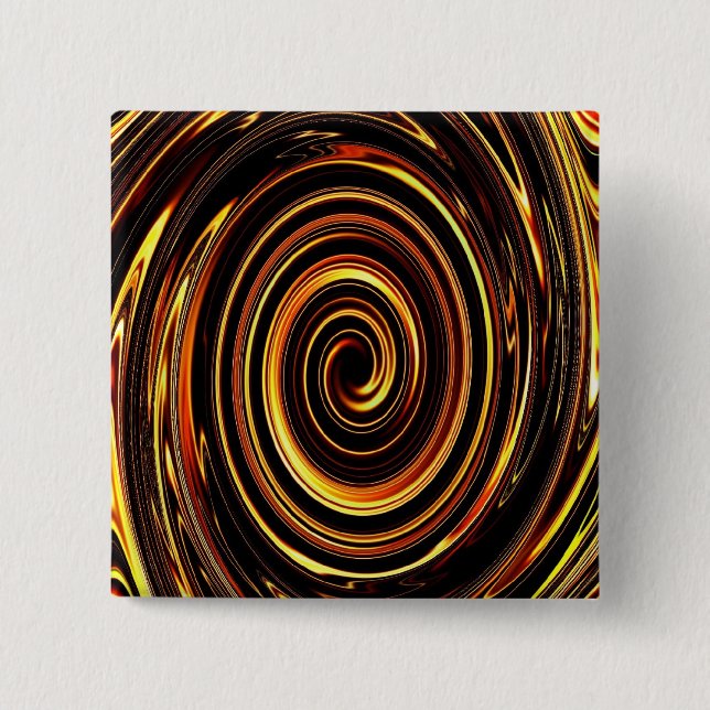 Fire Spiral - II - Customized Pinback Button (Front)