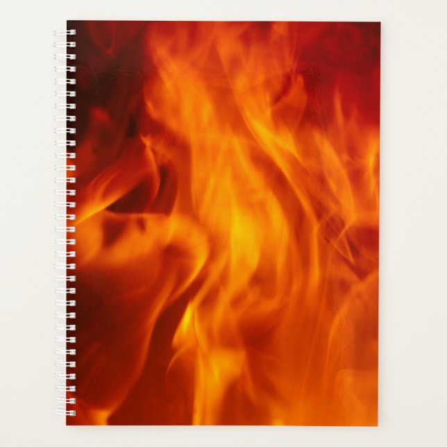 Fire Spiral Notebook (Front)