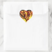 Fire Spirit Heart Sticker (Bag)