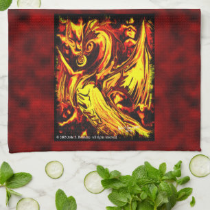 Fire Spirit Kitchen Towel