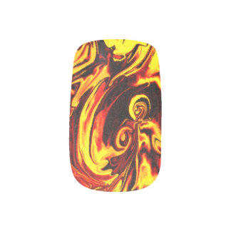 Fire Spirit Minx Nail Art