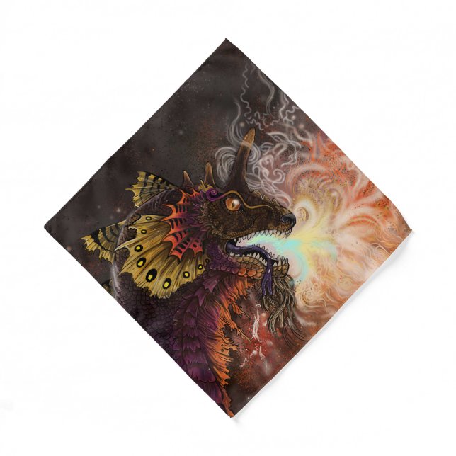 Fire Spitter Dragon  Bandana (Front)