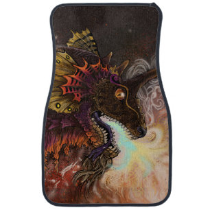 Fire Spitter Dragon Car Floor Mat