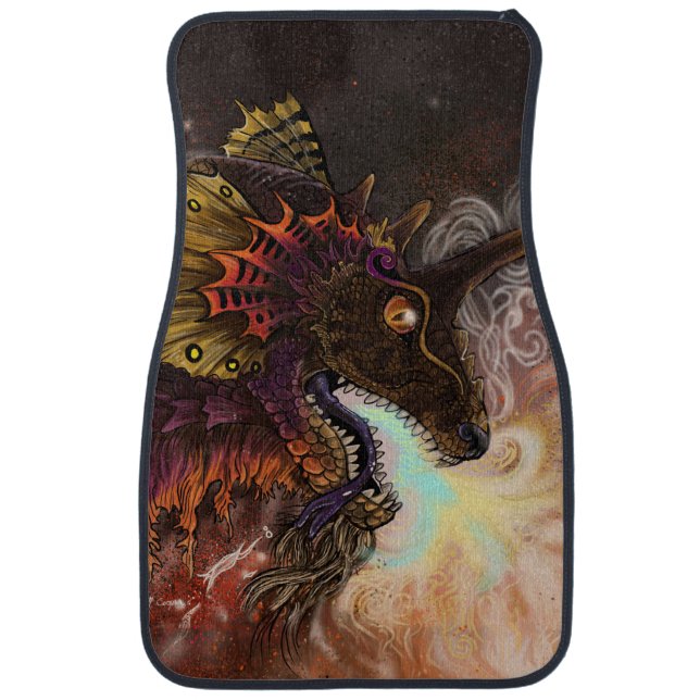 Fire Spitter Dragon  Car Floor Mat (Front)
