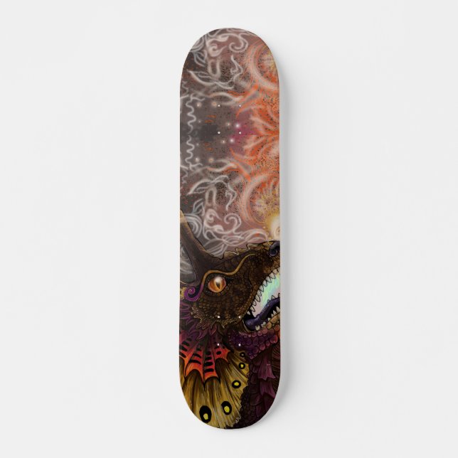 Fire Spitter Dragon  Skateboard (Front)