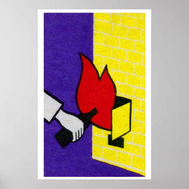 Fire Starter - Matchbox Print - Aesthetic Wall Art (Front)