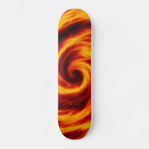 Fire storm skateboard deck