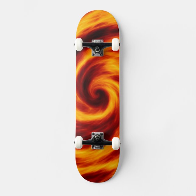 Fire storm skateboard deck (Front)