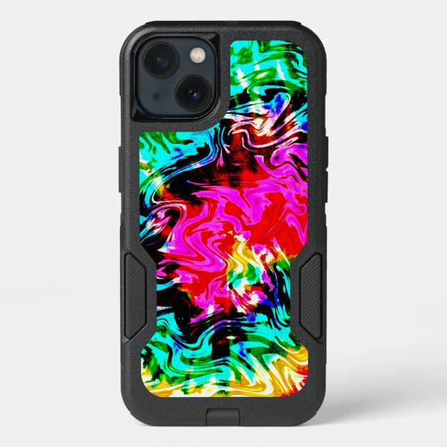 Fire Storm Tie Dye, Otterbox iPhone Case (Back)