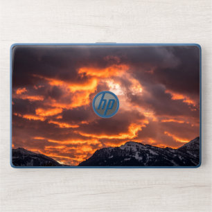 Fire Sunset Skies HP Laptop Skin