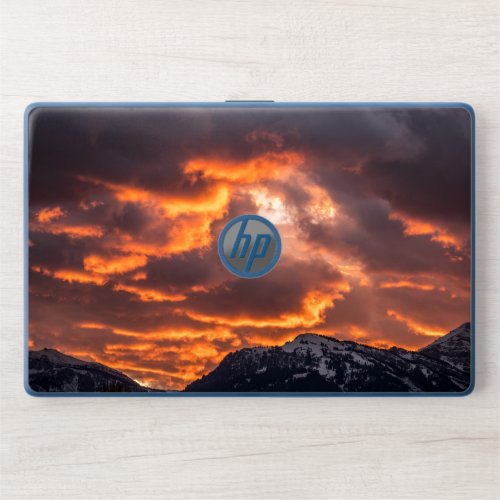 Fire Sunset Skies  HP Laptop Skin